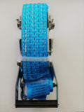 Pack Of Two 5t (5000kg) Heavy Duty Blue Ratchet Straps 4m