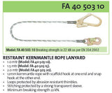 Kratos Fall Restraint & Work Positioning Lanyards fast shipping - Lifting Slings