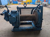 1t pneumatic air winch machine no rope supplied 1501 ex hire.