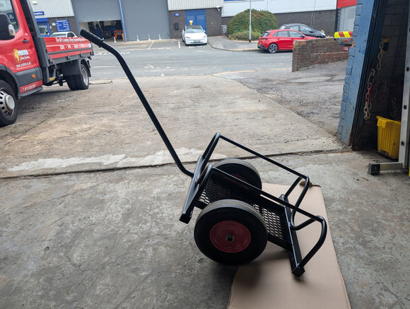 Heavy Duty 500kg Beam/Pipe & Carpet Trolley With 2 Solid Wheels Complete With Ratchet Strap