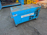 Share Metal Tool Vault On Castors Secure Van Box Colours and Styles Vary *Ex Hire*