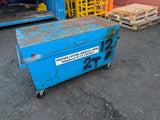 Share Metal Tool Vault On Castors Secure Van Box Colours and Styles Vary *Ex Hire*