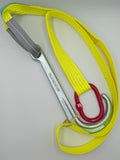 J Hook Winch Strap Single Leg Tow Recovery Assistance Off Road 2 Metre