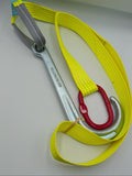 J Hook Winch Strap Single Leg Tow Recovery Assistance Off Road 2 Metre