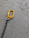 Grade 80 Lifting Snatch Chain Sling 7mm Single Leg 1m Sling Hook *Ex Hire*