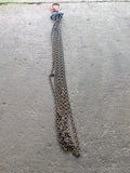 Grade 10 Lifting Chain Sling 8mm 4 Leg 5m Self Locking Hook With Grabs *Ex Hire*