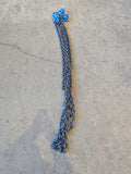 Grade 10 Lifting Chain Sling 10mm 2 Leg 4m Self Locking Hook With Grabs *Ex Hire*