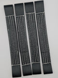 4 x Black Recovery Alloy Car Link Straps