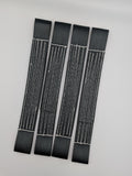 4 x Black Recovery Alloy Car Link Straps