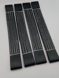 4 x Black Recovery Alloy Car Link Straps