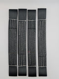 4 x Black Recovery Alloy Car Link Straps