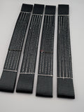4 x Black Recovery Alloy Car Link Straps