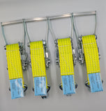 5t Hi Vis Recovery Replacement Ratchet Handle With Small Webbing Length 20cm x4