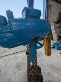 broomwade pneumatic air chain hoist 1000kg ex hire.