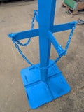 crane mounted gas bottle carrier suitable for tall bottles only ex hire.