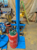 crane mounted gas bottle carrier suitable for tall bottles only ex hire.