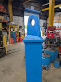 crane mounted gas bottle carrier suitable for tall bottles only ex hire.