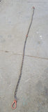 grade 80 collar chain 10mm 4m with clevis reeving links ex hire.