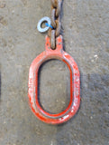 grade 80 collar chain 13mm 3.5m with kuplex each end ex hire.