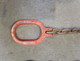 grade 80 collar chain 13mm 3.5m with kuplex each end ex hire.