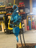 Red Rooster Pneumatic Air Chain Hoist 10000kg (10t) 9m Height Of Lift *Ex Hire*