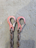 Grade 80 Lifting Chain Sling 10mm 2 Leg 0.9m With Sling Hooks *Ex Hire*