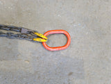 Grade 80 Lifting Chain Sling 10mm 2 Leg 2.5m With Skip Hook *Ex Hire*