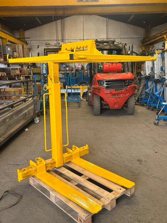 2T Crane Forks C/W Safety Net *Ex Hire*