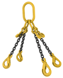 Four Leg Chain Slings With Self Locking Hooks Grade 80 - EN 818-4 - 4 Leg