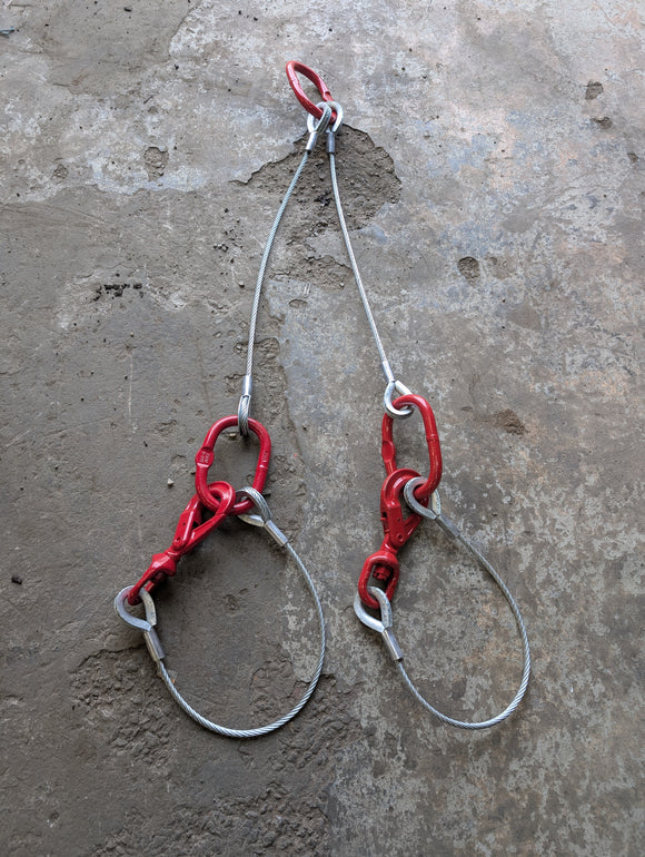Wire Rope Brother Winch Recovery Trailer Strap - Even Pull System With ...