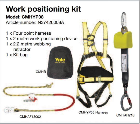 Yale CMHYP08 Height Safety Work Positioning Kit fast shipping - Lifting Slings