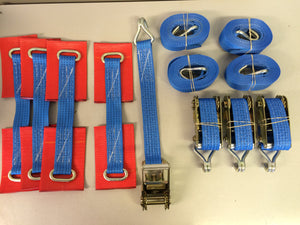 4 x Car Trailer Transporter Recovery Straps fast shipping - Lifting Slings