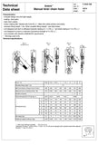 Tractel Bravo Ratchet Lever Hoist - Range from 250kg to 9000kg fast shipping - Lifting Slings