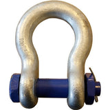 Shackles - US Fed Spec Alloy Steel Bow Lifting Shackles - Safety Pin (Economy) fast shipping - Lifting Slings