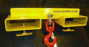 Adjustable Fork Mounted Lifting Hook Attachment 1000KG to 5000KG fast shipping - Lifting Slings