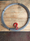 Winch Wire Rope And Hook 25mtrs X 9mm Recovery / Off-road fast shipping - Lifting Slings