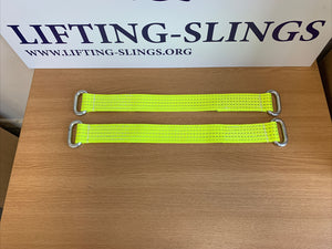 20" HI VIS Wheel Bridging Straps Recovery Ratchets fast shipping - Lifting Slings