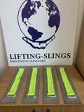 4x Full Length Pad Recovery Alloy Wheel Securing Link Straps Trailer Tie Down fast shipping - Lifting Slings