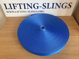 50mm Polyester Lashing Webbing Blue 5000kg fast shipping - Lifting Slings